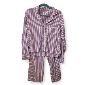 UGG pink striped Pajama Set (size small)